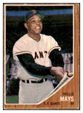 1962 Topps Baseball #300 Willie Mays Giants VG 513384