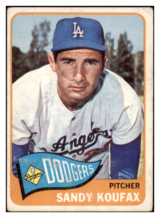 1965 Topps Baseball #300 Sandy Koufax Dodgers Good 513396