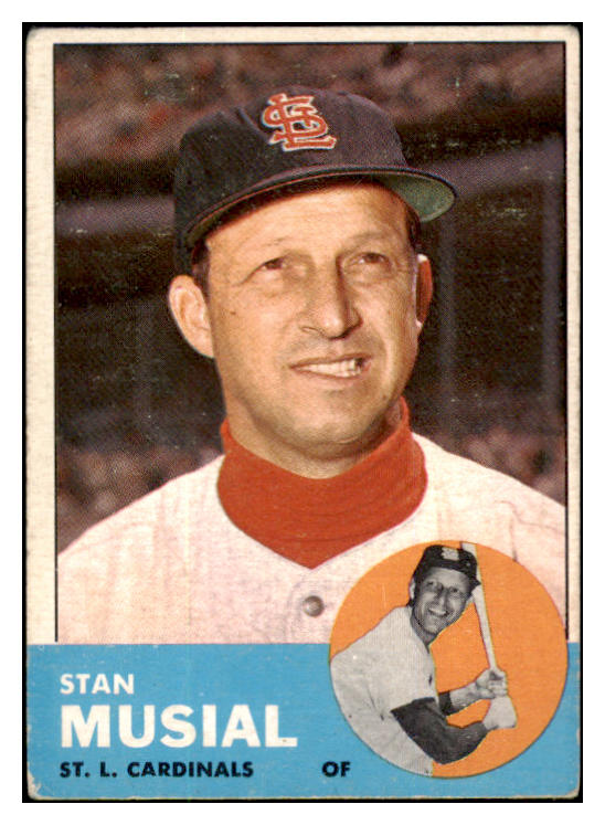 1963 Topps Baseball #250 Stan Musial Cardinals VG 513398