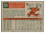 1959 Topps Baseball #295 Billy Martin Indians EX-MT 513402