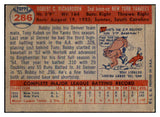 1957 Topps Baseball #286 Bobby Richardson Yankees VG 513405