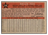 1958 Topps Baseball #479 Nellie Fox A.S. White Sox EX-MT 513407