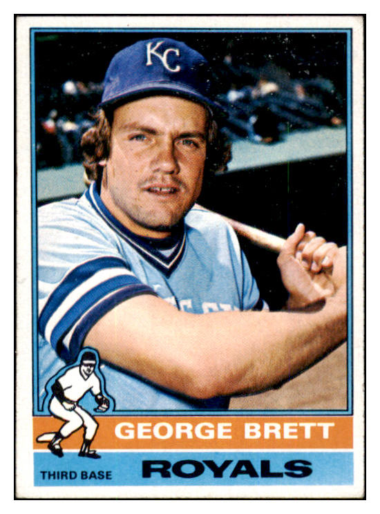 1976 Topps Baseball #019 George Brett Royals EX 513411