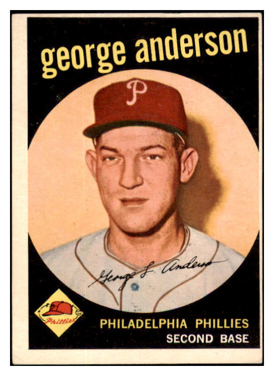 1959 Topps Baseball #338 Sparky Anderson Phillies VG-EX 513413