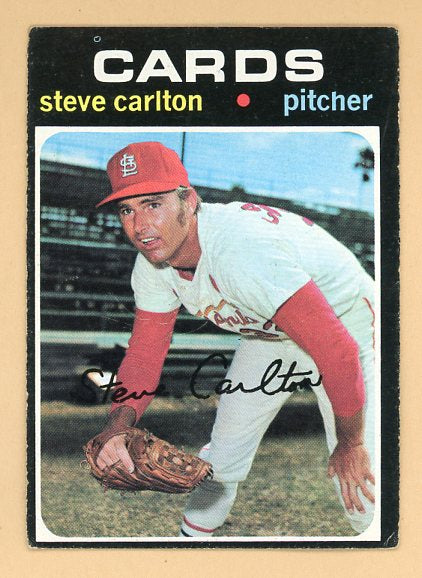 1971 Topps Baseball #055 Steve Carlton Cardinals VG-EX 513416