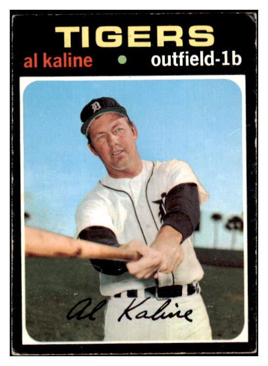 1971 Topps Baseball #180 Al Kaline Tigers VG 513417