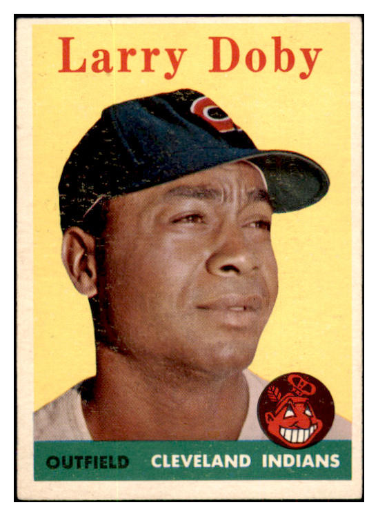 1958 Topps Baseball #424 Larry Doby Indians EX-MT 513422