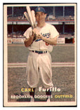 1957 Topps Baseball #045 Carl Furillo Dodgers EX 513431