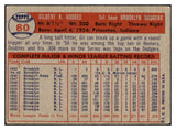 1957 Topps Baseball #080 Gil Hodges Dodgers VG-EX 513433