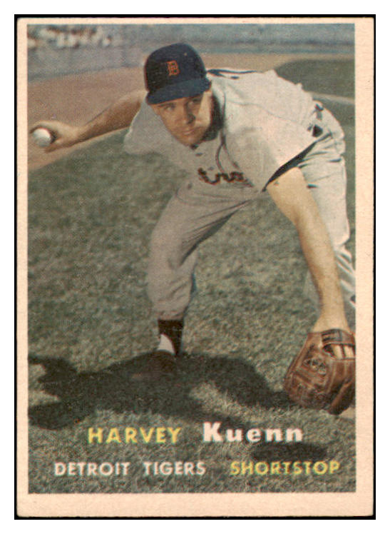 1957 Topps Baseball #088 Harvey Kuenn Tigers EX-MT 513436