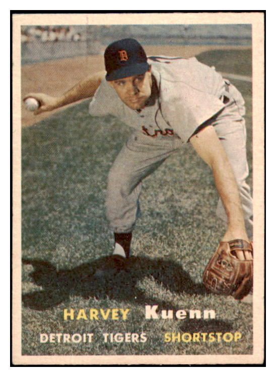 1957 Topps Baseball #088 Harvey Kuenn Tigers EX 513438