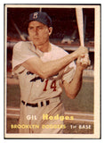 1957 Topps Baseball #080 Gil Hodges Dodgers VG-EX 513445