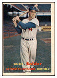 1957 Topps Baseball #170 Duke Snider Dodgers VG-EX 513448