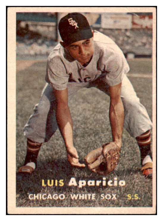 1957 Topps Baseball #007 Luis Aparicio White Sox VG-EX 513452