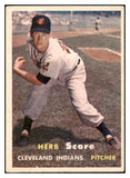 1957 Topps Baseball #050 Herb Score Indians EX 513461