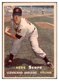 1957 Topps Baseball #050 Herb Score Indians VG-EX 513462