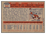 1957 Topps Baseball #050 Herb Score Indians VG-EX 513462