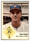 1963 Fleer Baseball #027 Tom Cheney Senators EX 513475