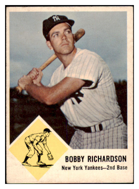 1963 Fleer Baseball #025 Bobby Richardson Yankees EX 513478