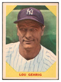 1960 Fleer Baseball #028 Lou Gehrig Yankees VG-EX 513484