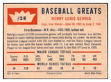 1960 Fleer Baseball #028 Lou Gehrig Yankees VG-EX 513484