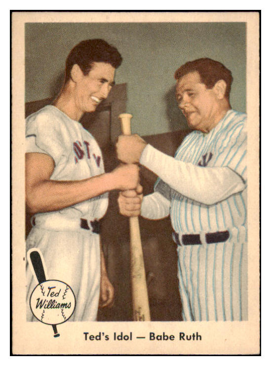 1959 Fleer Ted Williams #002 Babe Ruth EX+/EX-MT 513485