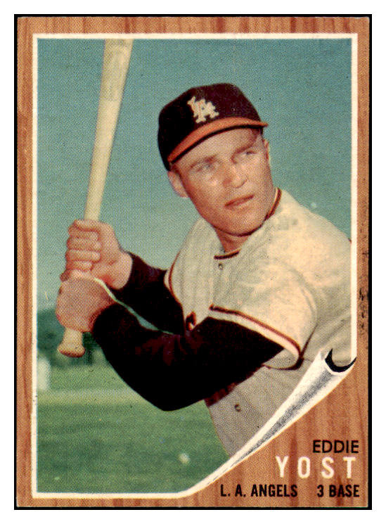 1962 Topps Baseball #176 Eddie Yost Angels NR-MT Variation 513511