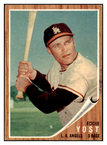 1962 Topps Baseball #176 Eddie Yost Angels NR-MT Variation 513511