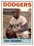 1964 Topps Baseball #088 John Roseboro Dodgers EX-MT Blank Back 513525