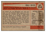 1954 Bowman Baseball #219 Hal Rice Pirates EX-MT 513533