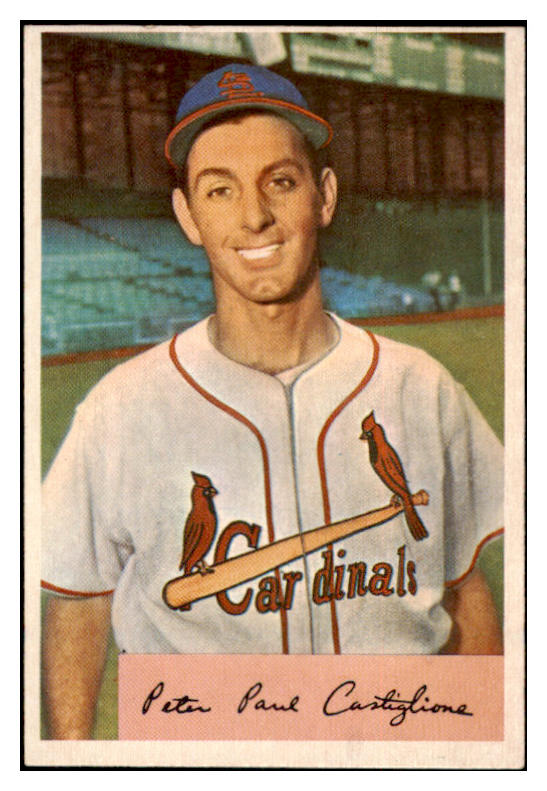 1954 Bowman Baseball #174 Pete Castiglione Cardinals EX-MT 513535