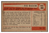 1954 Bowman Baseball #033 Vic Raschi Yankees VG-EX Trade 513537