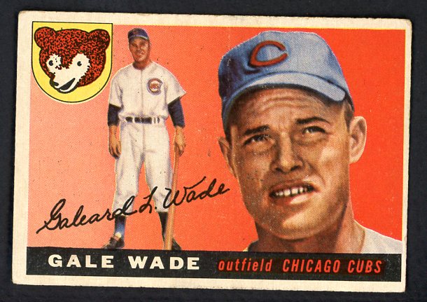 1955 Topps Baseball #196 Gale Wade Cubs VG-EX 513546