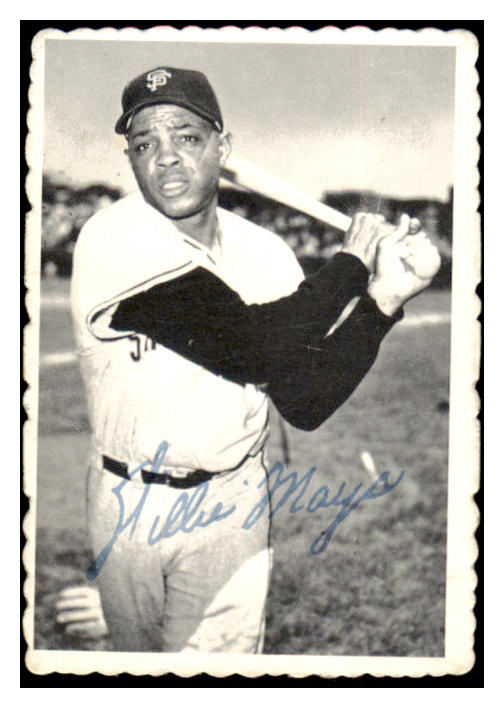 1969 Topps Baseball Deckle Edge #033 Willie Mays Giants VG-EX 513577