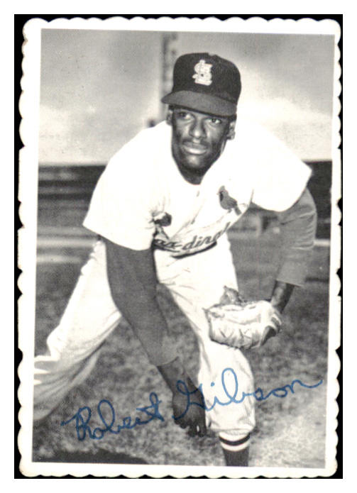 1969 Topps Baseball Deckle Edge #029 Bob Gibson Cardinals EX 513578