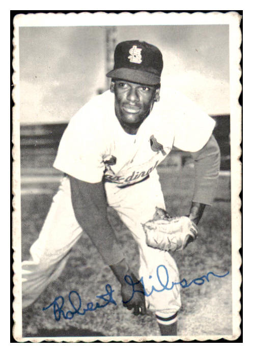 1969 Topps Baseball Deckle Edge #029 Bob Gibson Cardinals EX 513579