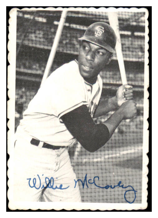 1969 Topps Baseball Deckle Edge #031 Willie McCovey Giants VG-EX 513584