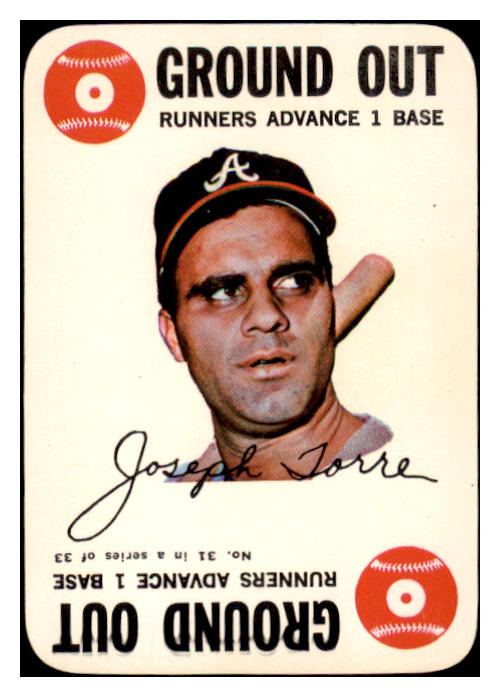 1968 Topps Baseball Game #031 Joe Torre Braves EX-MT 513585