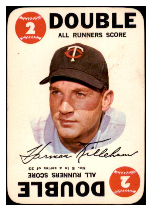 1968 Topps Baseball Game #005 Harmon Killebrew Twins VG-EX 513588