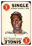 1968 Topps Baseball Game #004 Hank Aaron Braves EX-MT 513595