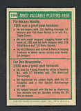 1975 Topps Mini Baseball #194 Mickey Mantle Don Newcombe VG-EX 513599