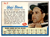 1962 Post Baseball #007 Yogi Berra Yankees EX-MT 513614