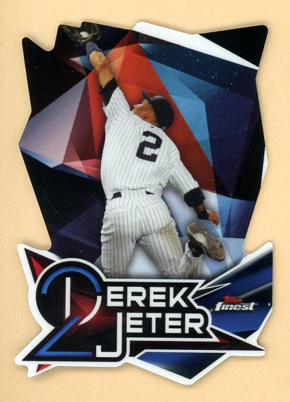 2015 Finest Careers Die Cut #FC6 Derek Jeter Yankees 513643