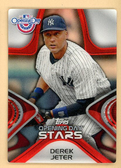 2014 Topps Opening Day Stars #ODS25 Derek Jeter Yankees 513645