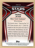 2014 Topps Opening Day Stars #ODS25 Derek Jeter Yankees 513645