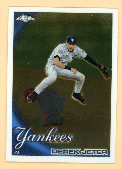 2010 Topps Chrome #165 Derek Jeter Yankees 513653