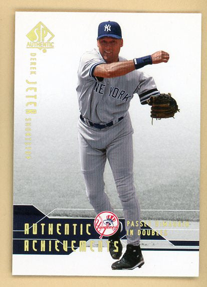 2008 SP Authentic Achievements #AA1 Derek Jeter Yankees 513660