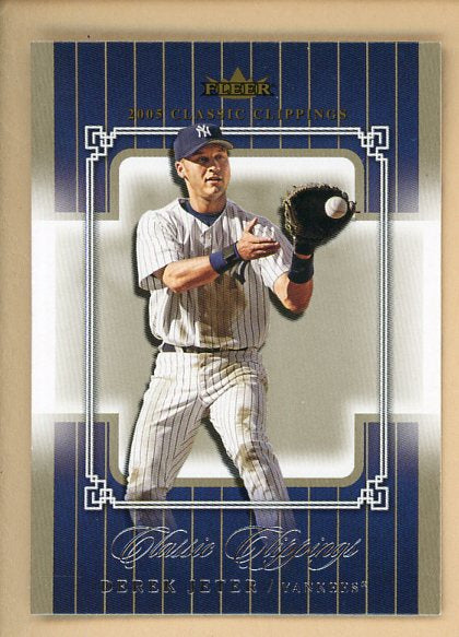 2005 Fleer Classic Clippings #004 Derek Jeter Yankees 513664