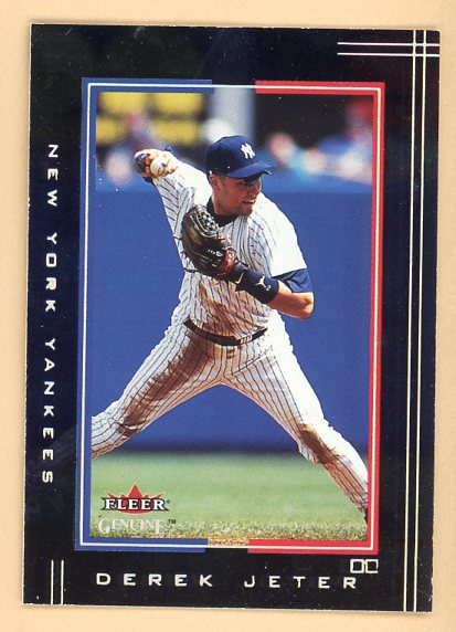 2002 Fleer Genuine #062 Derek Jeter Yankees 513669