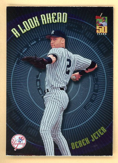 2001 Topps A Look Ahead #LA2 Derek Jeter Yankees 513670